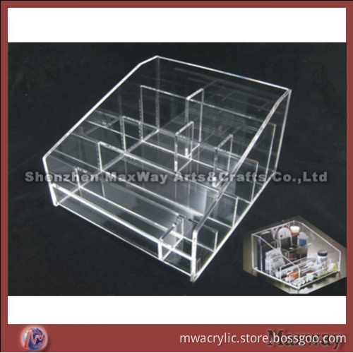 Transparent Acrylic Makeup Organizer Tray